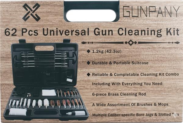 Vector Optics Gunpany 62 Parça Silah Temizlik Kiti | Evrensel Bakım