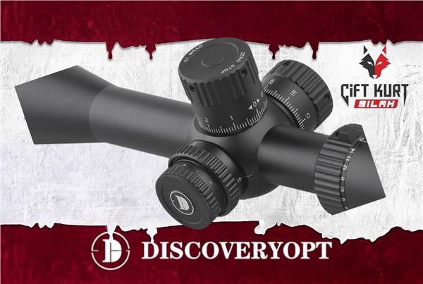 DiscoveryOpt LHD 6-24X50SFIR FFP L Tüfek Dürbünü | Çift Kurt Silah