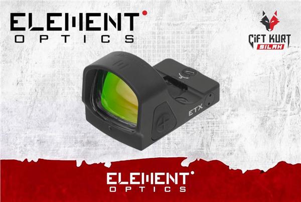 Element Optics ETX Red Dot 6 MOA | Çift Kurt Silah