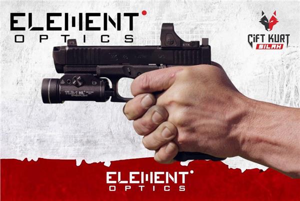 Element Optics ETX Red Dot 6 MOA | Çift Kurt Silah
