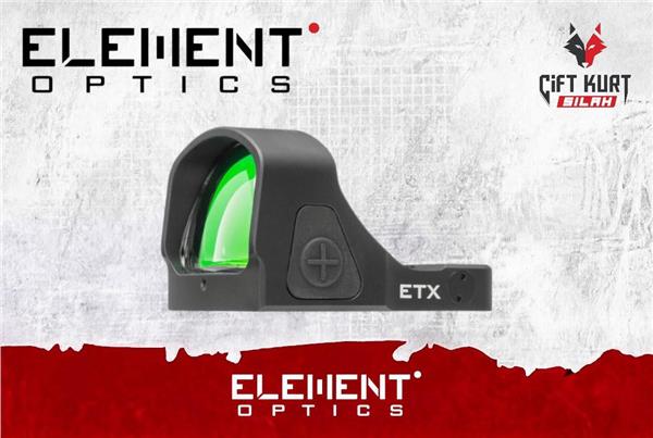 Element Optics ETX Red Dot 6 MOA | Çift Kurt Silah