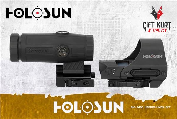 Holosun HS510C & HM3X Magnifier Seti | Taktik Optikte Zirve - Çiftkurt Silah