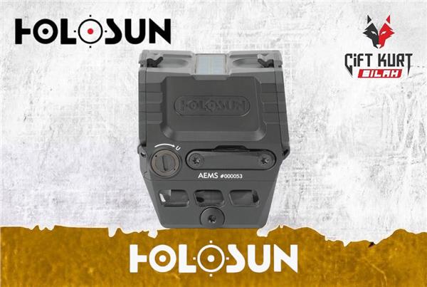 Holosun AEMS Enclosed Solar Green Dot (2 & 65 MOA) 