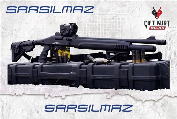 Sarsılmaz Drone Killer Siyah | Taktik Otomatik Av Tüfeği | Çift Kurt Silah