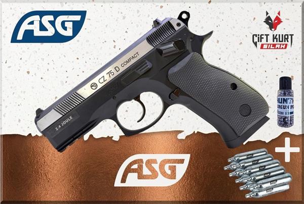 ASG CZ75 D Compact Çift Renk Havalı Tabanca 