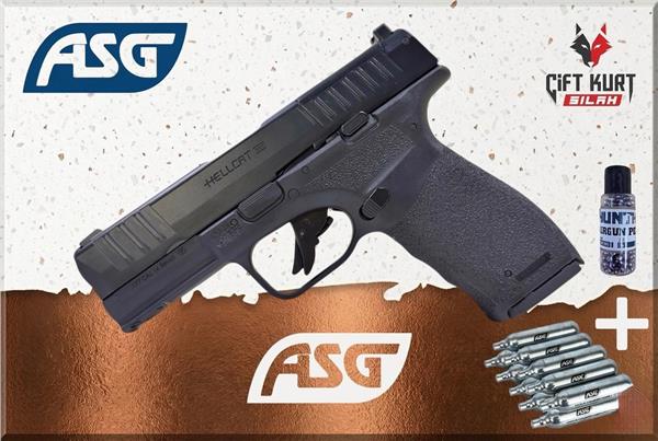 ASG Hellcat Pro Siyah Blowback Havalı Tabanca | Çift Kurt Silah