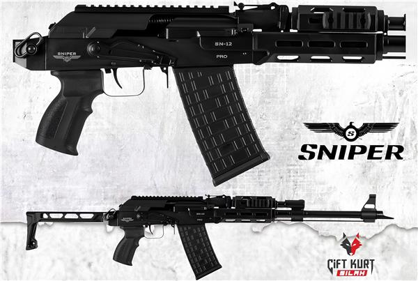 Sniper SN-12 Pro Siyah Şarjörlü Av Tüfeği 