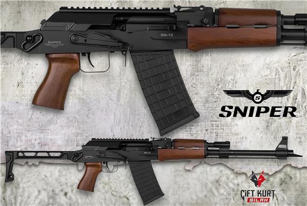Sniper SN-12 Pro Ahşap Şarjörlü Av Tüfeği 
