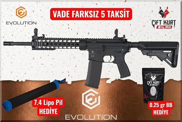 Evolution Recon Superlite Carbontech Airsoft Tüfeği - Hediye LiPo Pil & BB Seti