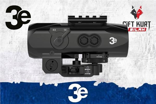 3E AVCI 1x-4x 7.62mm Tüfek Dürbünü | Taktik Optik Nişangah - Çiftkurt Silah
