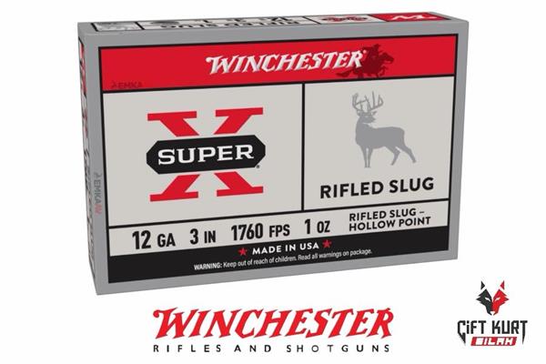 Winchester USA 12 Kalibre Magnum Tek Kurşun  (Koli Bazlı Av Fişekleri)