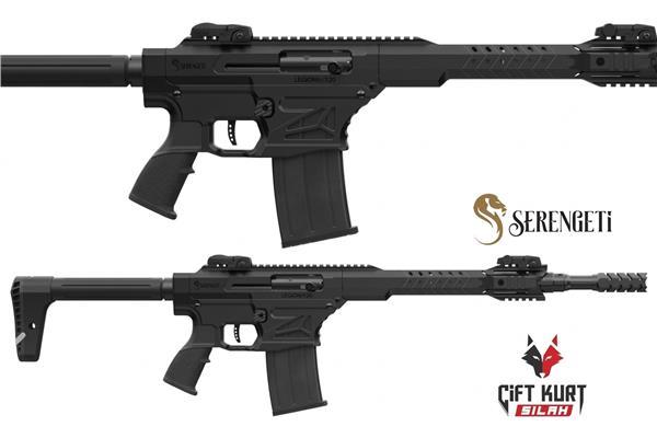 Serengeti LEGION-120 Siyah Şarjörlü Yarı Otomatik Av Tüfeği 