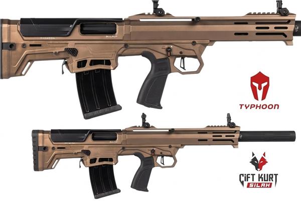 Typhoon Sierra Bullpup Bronz Şarjörlü Yarı Otomatik Av Tüfeği 