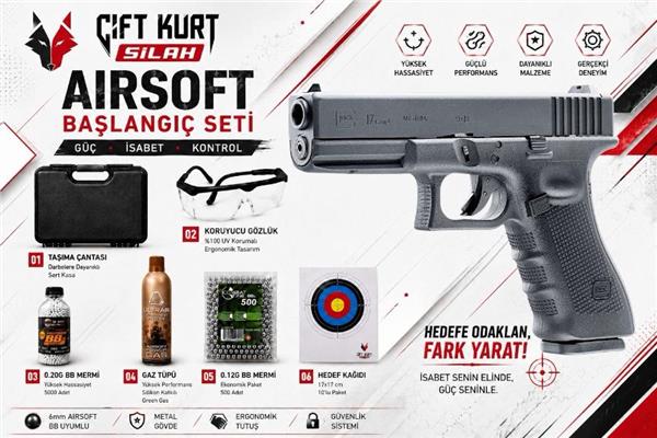 Umarex Glock 17 Gen 4 Airsoft Tabanca Set