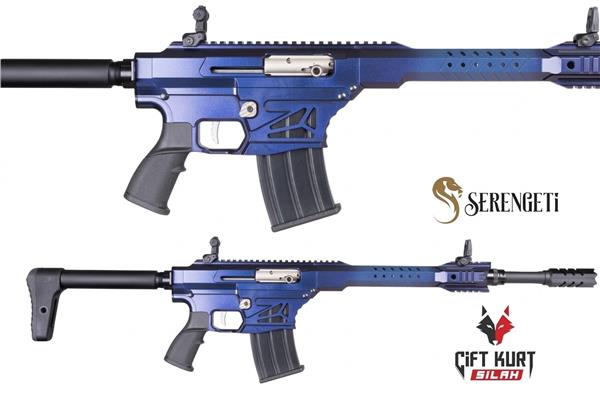 Serengeti LEGION-120 Blue Şarjörlü Yarı Otomatik Av Tüfeği 