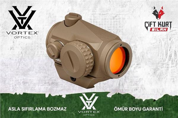 Vortex Crossfire Red Dot 2 MOA (TAN) | Kesin İsabet, Sınırsız Garanti - Çiftkurt Silah