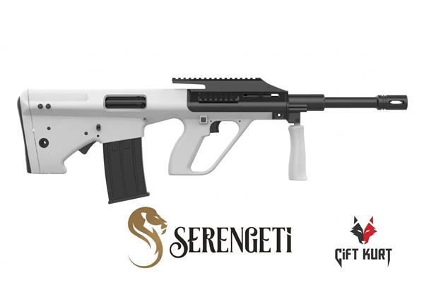 Serengeti AUG Beyaz Bullpup Şarjörlü Otomatik Av Tüfeği 