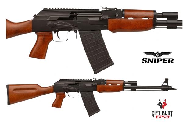 Sniper Arms SN-12 Ağaç Şarjörlü Yivsiz Av Tüfeği | Çift Kurt Silah