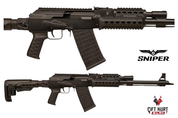 Sniper Arms SN-12 Sentetik Taktikal Şarjörlü Av Tüfeği | Çift Kurt Silah