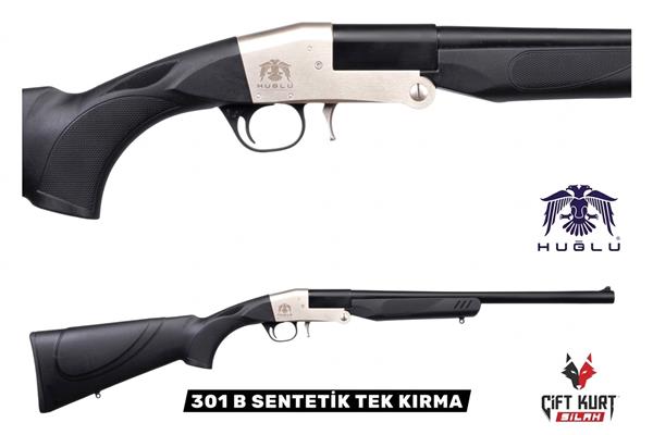 Huğlu 301 B Sentetik Tek Kırma Yivsiz Av Tüfeği