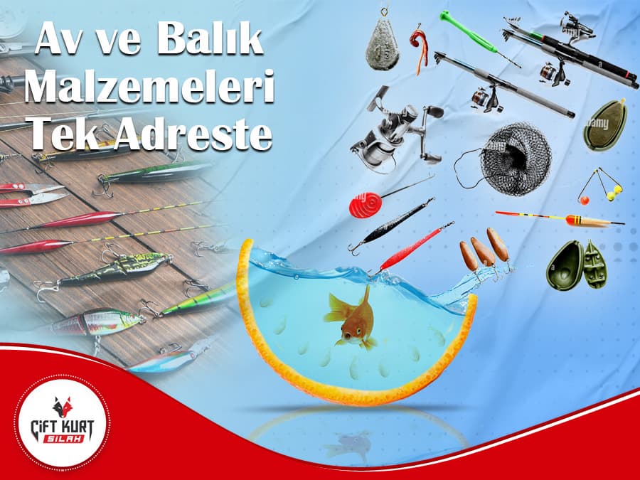 Av ve Balık Malzemeleri Tek Adreste