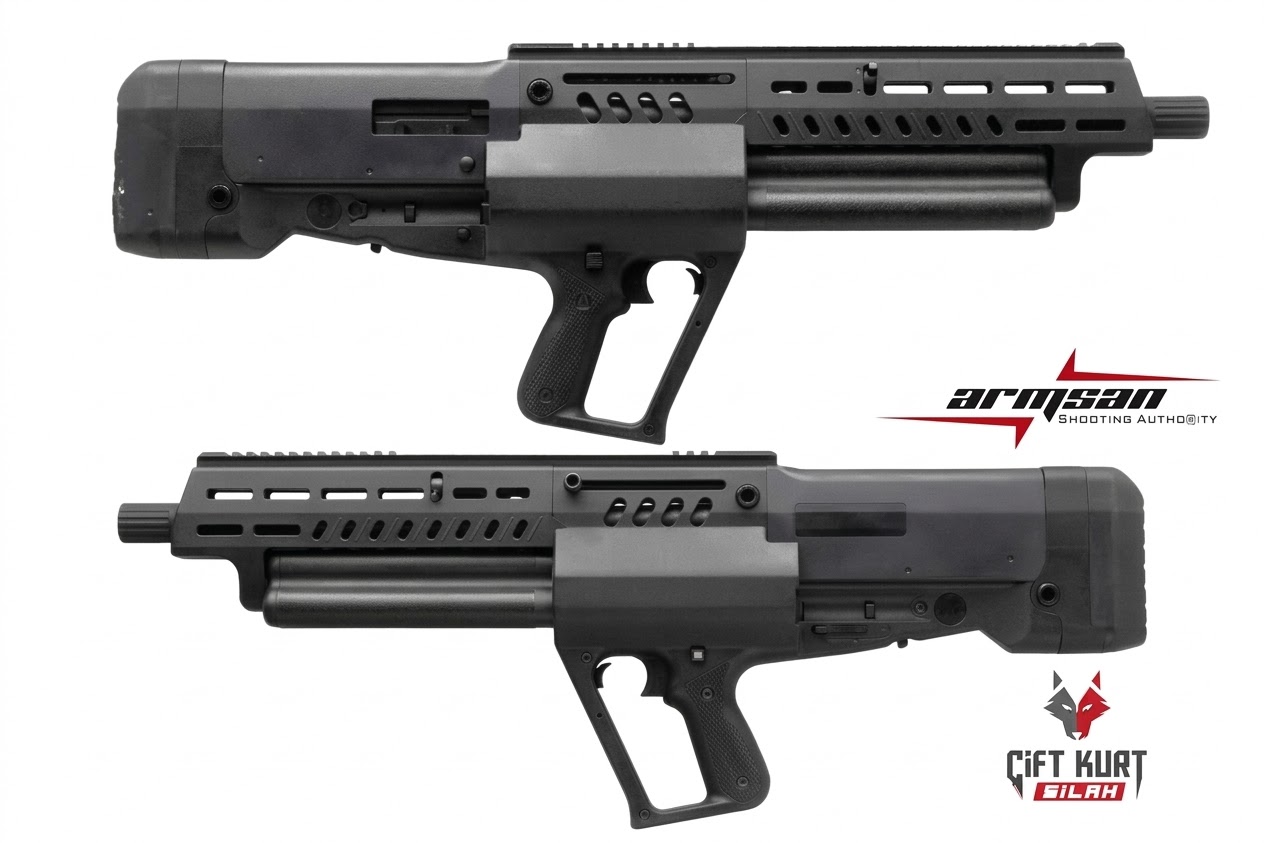 ARMSAN ARMTAC RS-15 BLACK Yarı Otomatik Av Tüfeği | Çift Kurt Silah