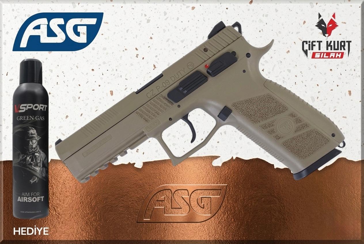 ASG CZ75 P09 Duty Blowback Çöl Airsoft Tabanca | Çift Kurt Silah