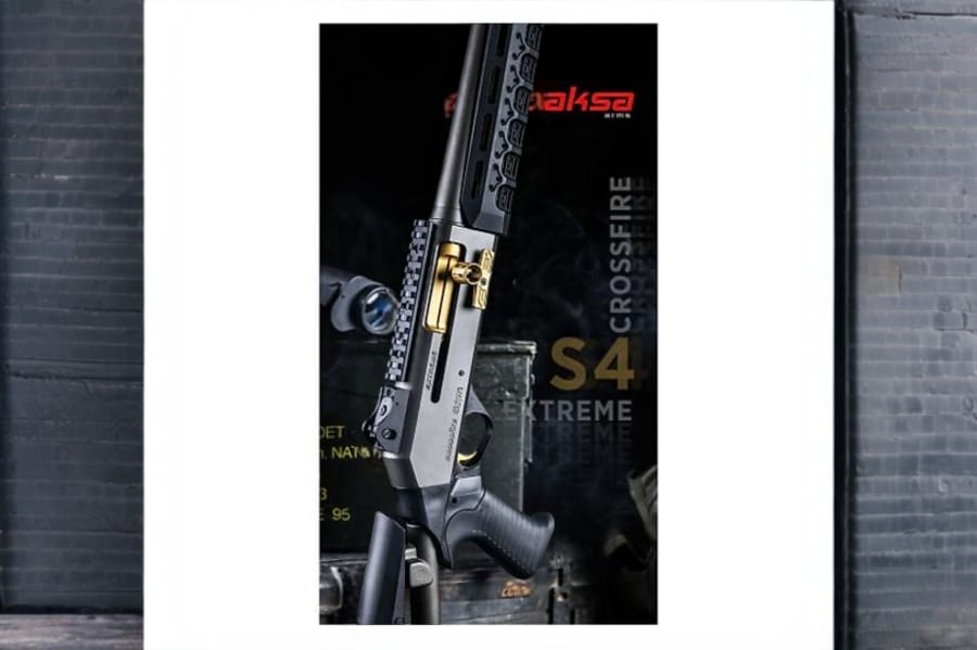 Aksa Crossfire Wi Extreme 12GA Metal El Kundaklı (Tungsten) Renkli Tüplü Yarı Otomatik Yivsiz Av Tüfeği