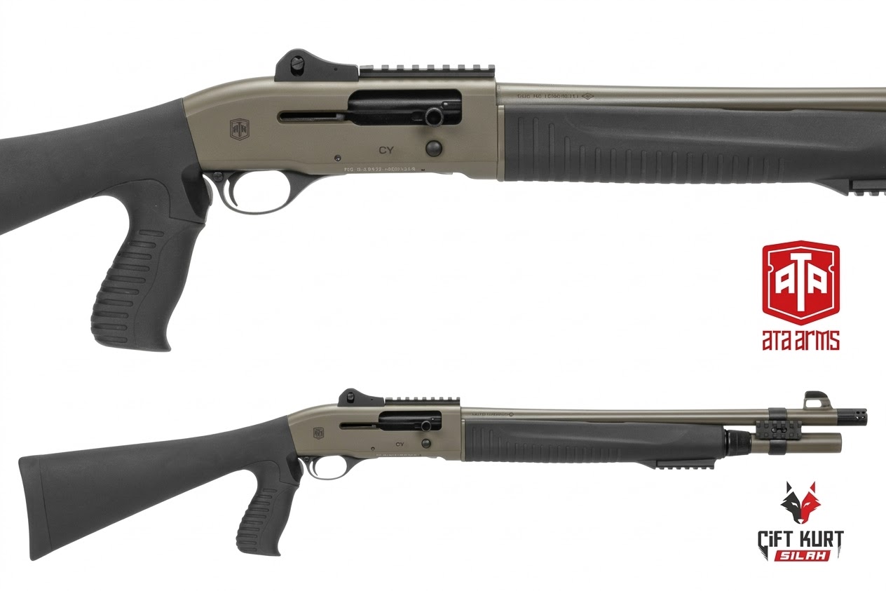 Ata Arms CY Taktik Yeşil Otomatik Av Tüfeği | Çift Kurt Silah