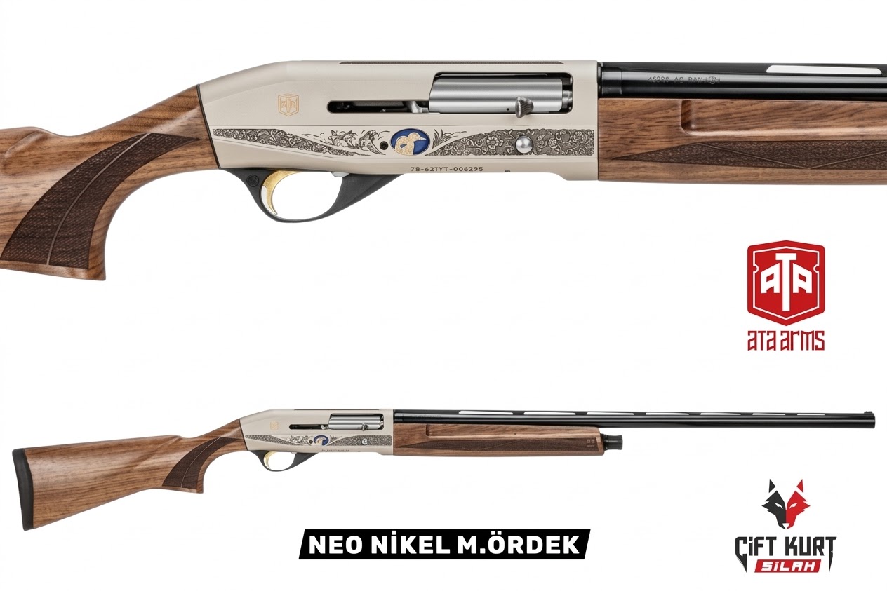Ata Arms Neo Nikel M.Ördek Gravürlü Otomatik Av Tüfeği