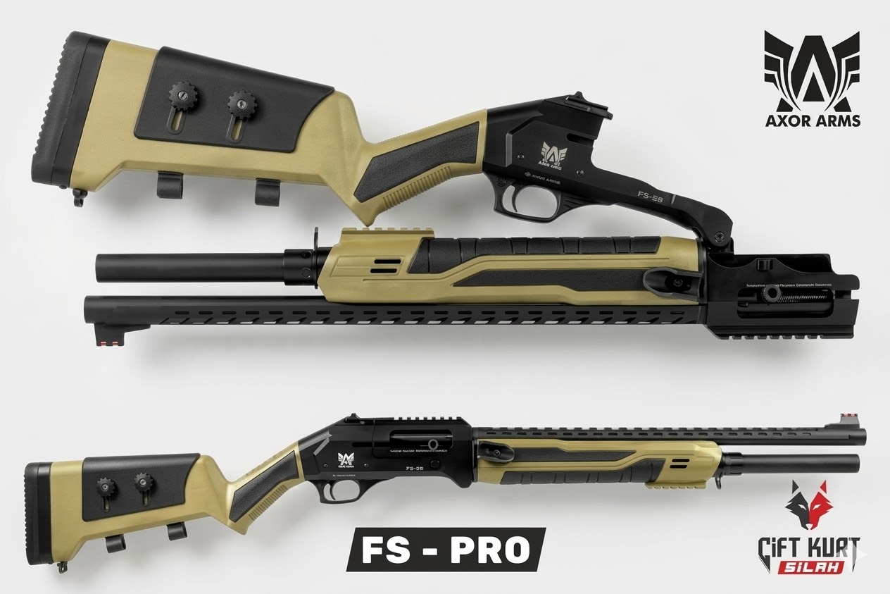 Axor Arms FS-PRO + Çöl Siyah Kırma Otomatik - Güç ve Estetik