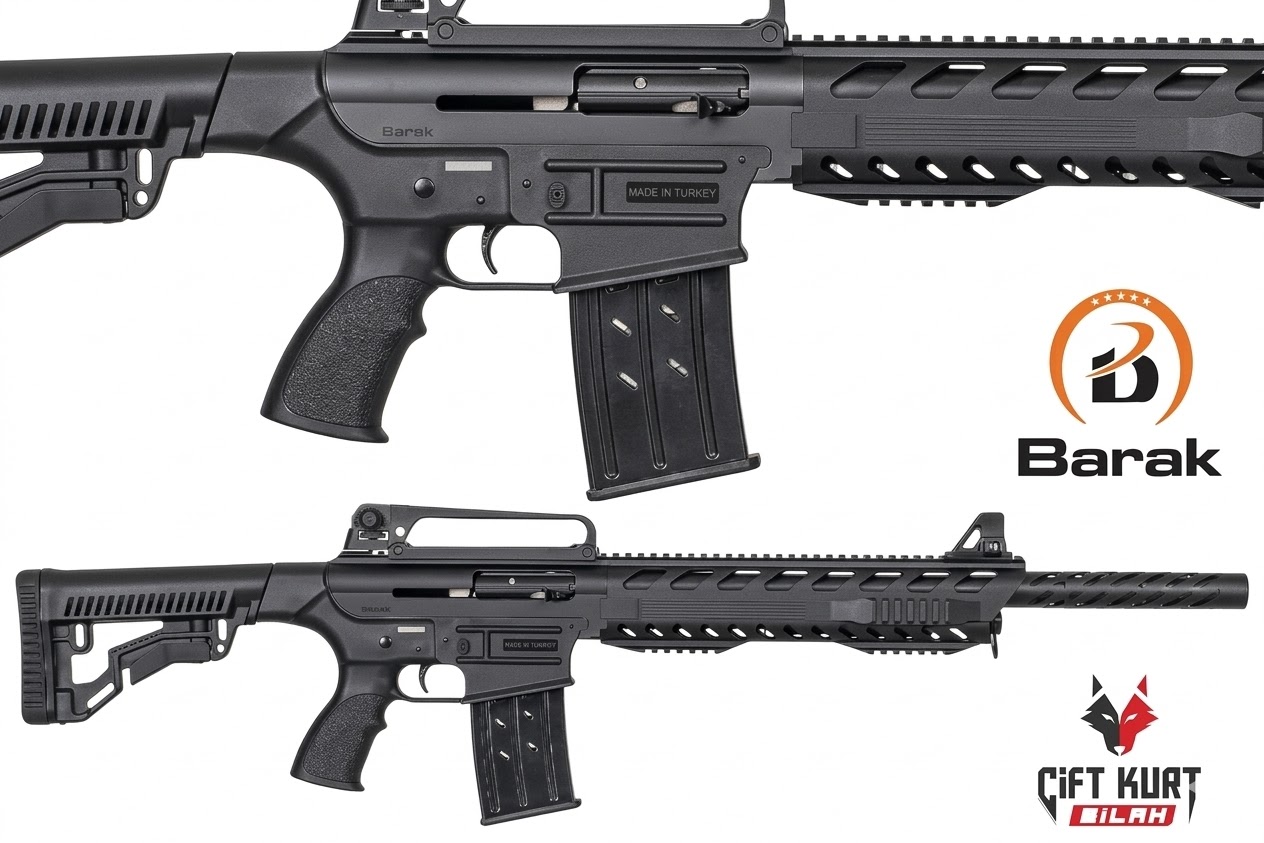 Barak 99 Metal TS Şarjörlü Otomatik Yivsiz Av Tüfeği