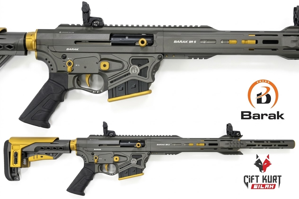 Barak 99 S Tungsten-Gold Şarjörlü Yarı Otomatik Taktik Av Tüfeği