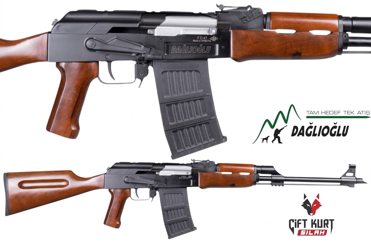 Dağlıoğlu FD 47 Şarjörlü Yarı Otomatik Av Tüfeği  | Çift Kurt Silah