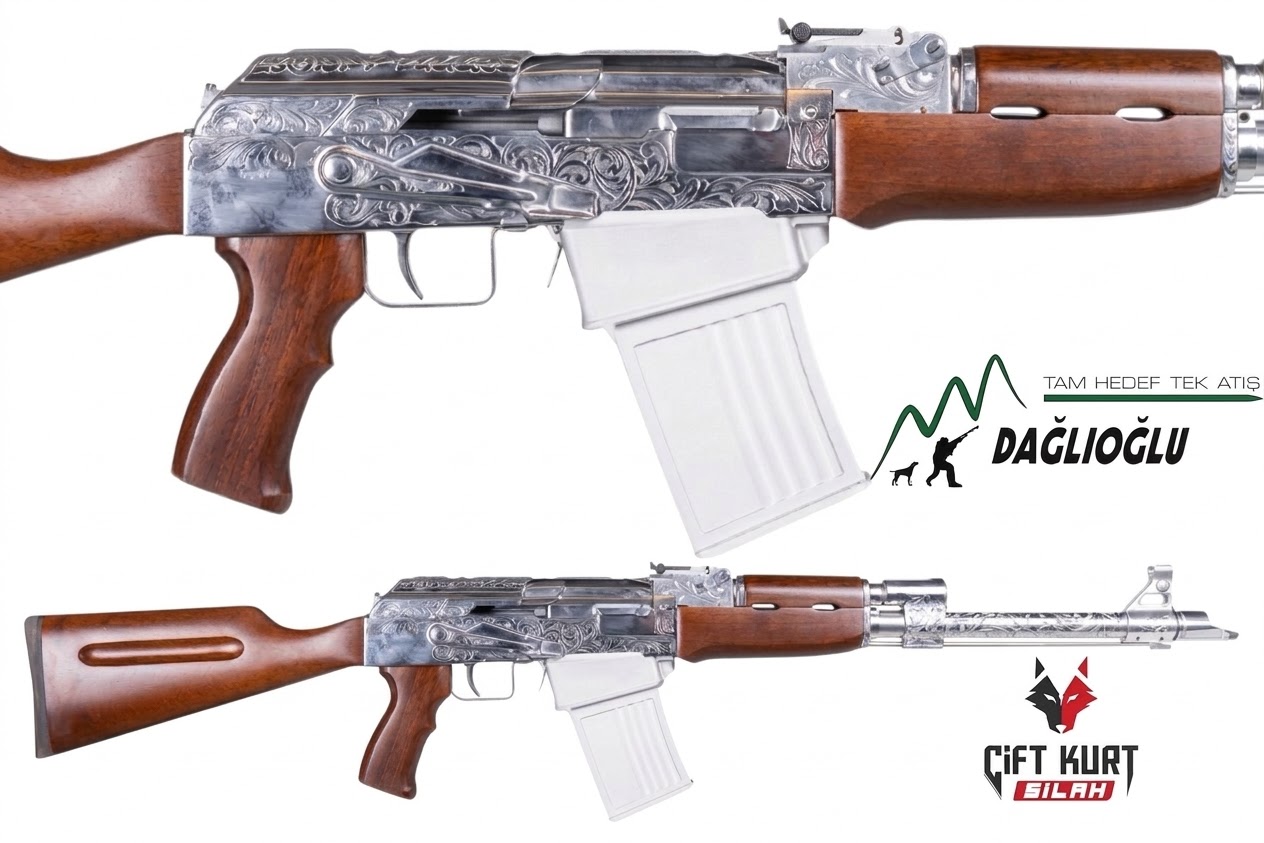Dağlıoğlu FD 63 Engraved Şarjörlü Yarı Otomatik Av Tüfeği | Çiftkurt Silah