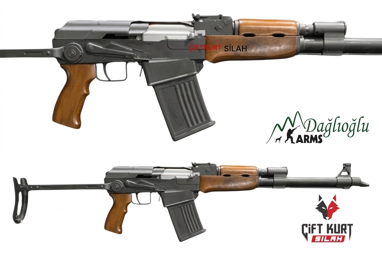 Dağlıoğlu FD 63 Gen 2 Seyyar Dipçikli Şarjörlü Av Tüfeği ( Ak-47 )