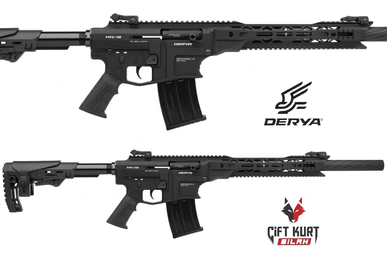 Derya MK-12 AS-101S Full Metal Siyah Otomatik Av Tüfeği 