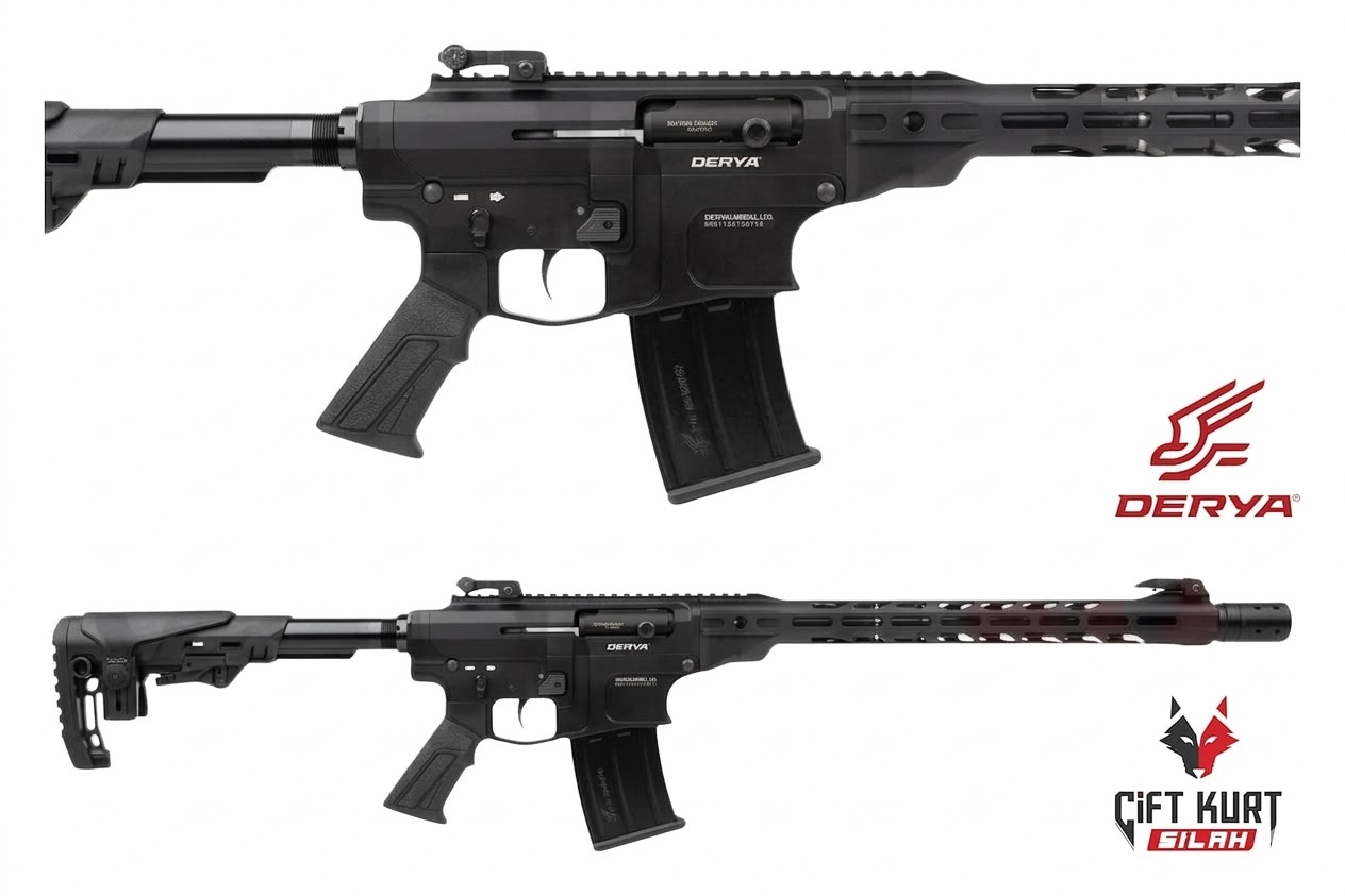 Derya MK-12 AS-101W M-Lock Şarjörlü Yivsiz Av Tüfeği