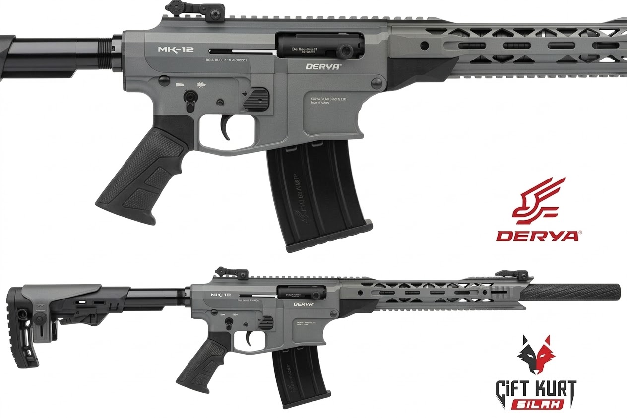 Derya MK-12 AS-110 SF Tungsten Şarjörlü Av Tüfeği | Çift Kurt Silah