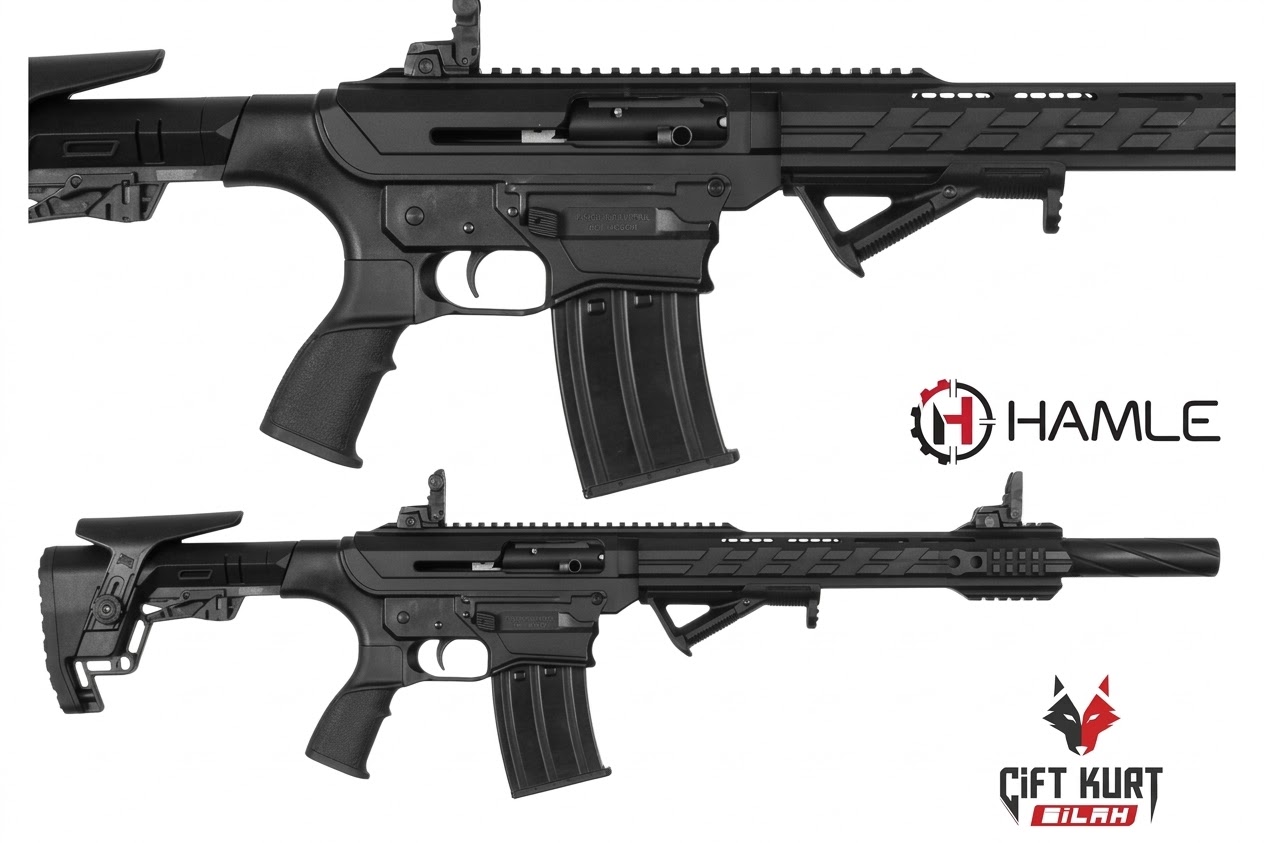 Hamle M19 12 Kalibre Şarjörlü Yarı Otomatik Av Tüfeği | Çift Kurt Silah