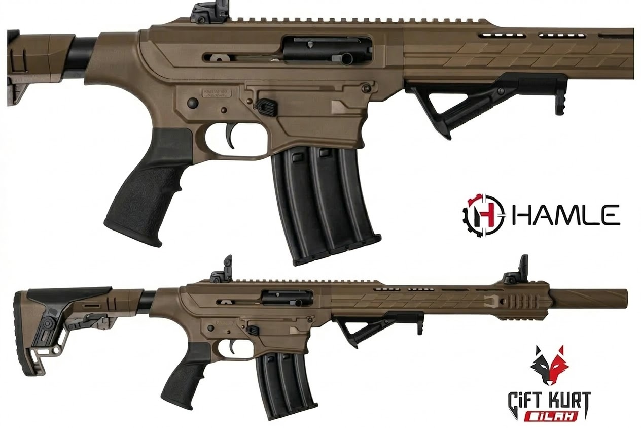 Hamle M19 Çöl Şarjörlü Yarı Otomatik Av Tüfeği | Çift Kurt Silah