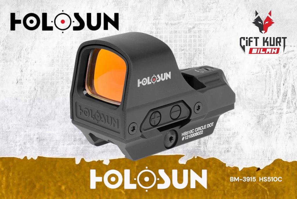 Holosun HS510C Solar Multi-Reticle (2 MOA & 65 MOA) | Çiftkurt Silah 