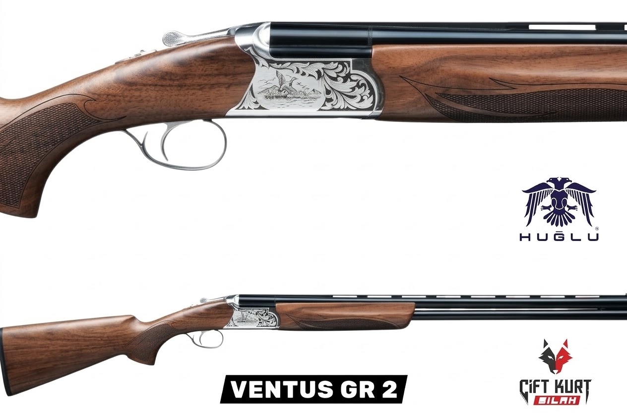 Huğlu VENTUS GR2 12 Süperpoze Tek Tetik Ejektörlü Av Tüfeği