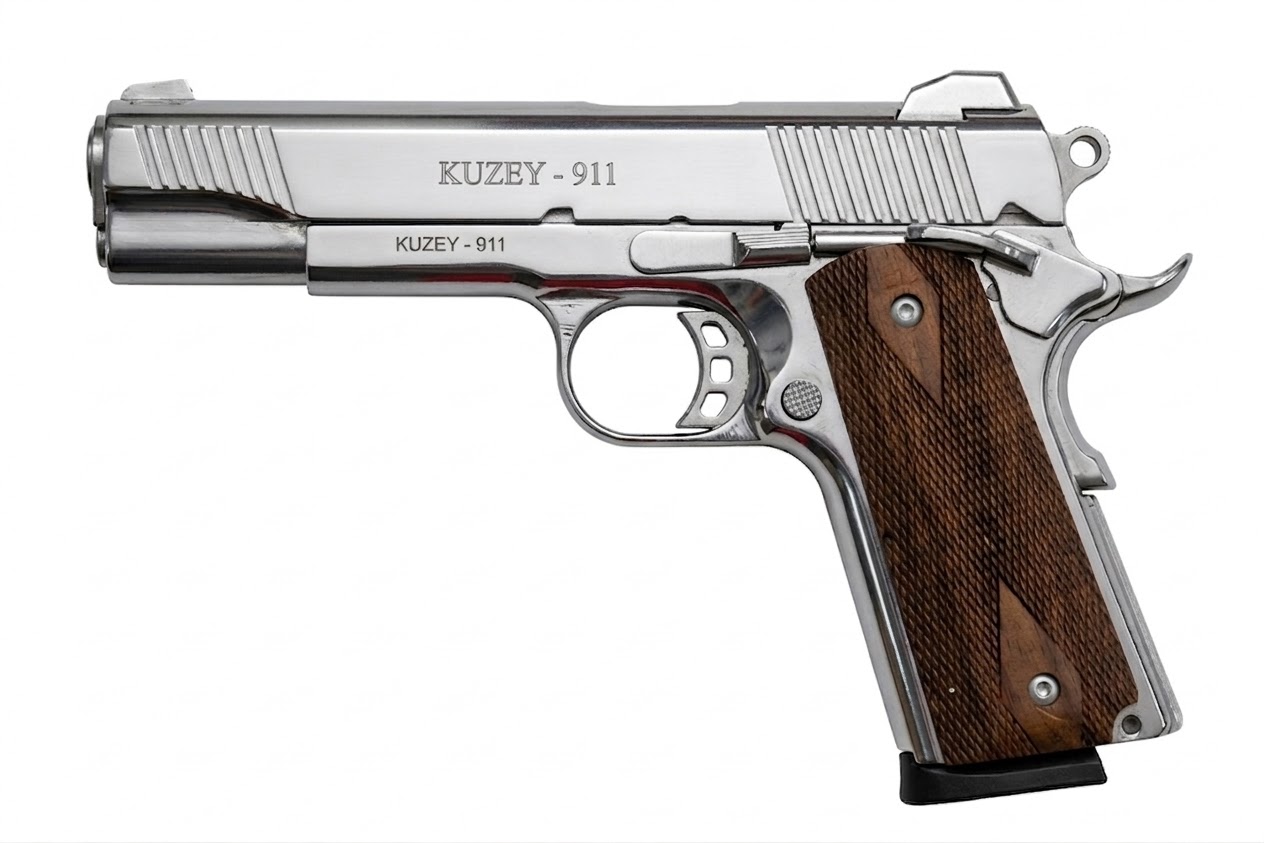 Kuzey 911 Kuru Sıkı Ses Tabancası (Krom) 