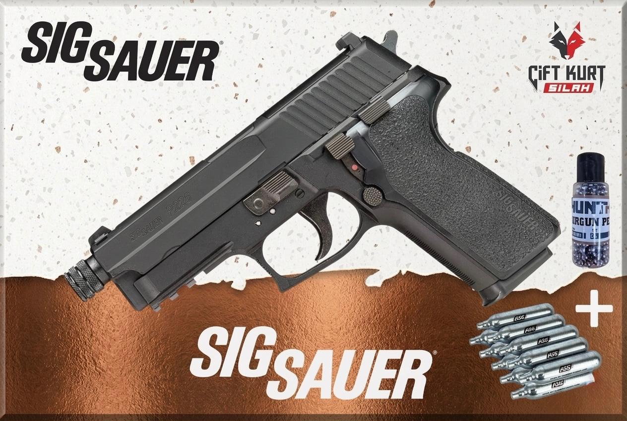 Sig Sauer P229 RX Blowback Havalı Tabanca Siyah | Çift Kurt Silah Kampanyası