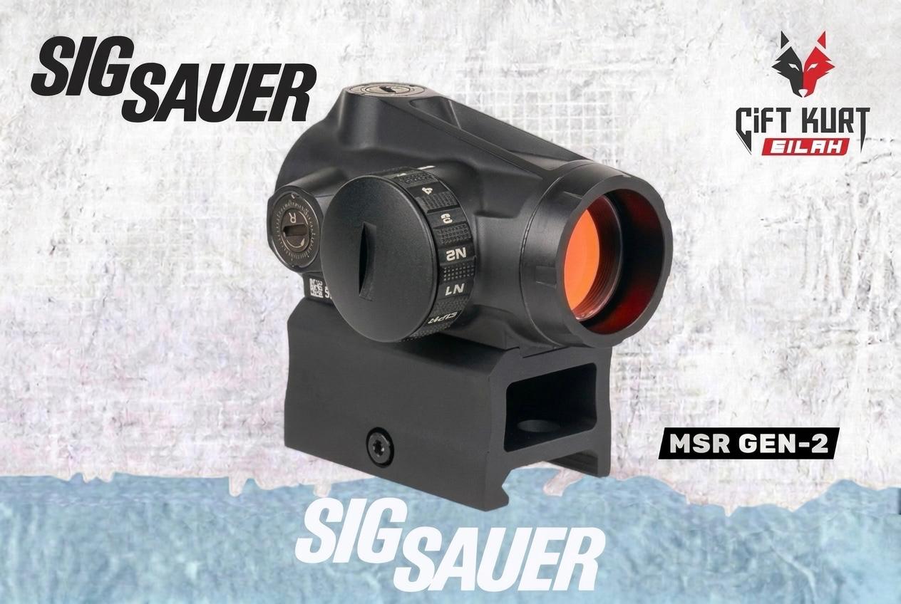 Sig Sauer ROMEO-MSR GEN II Red Dot Optik Nişangah | Çiftkurt Silah