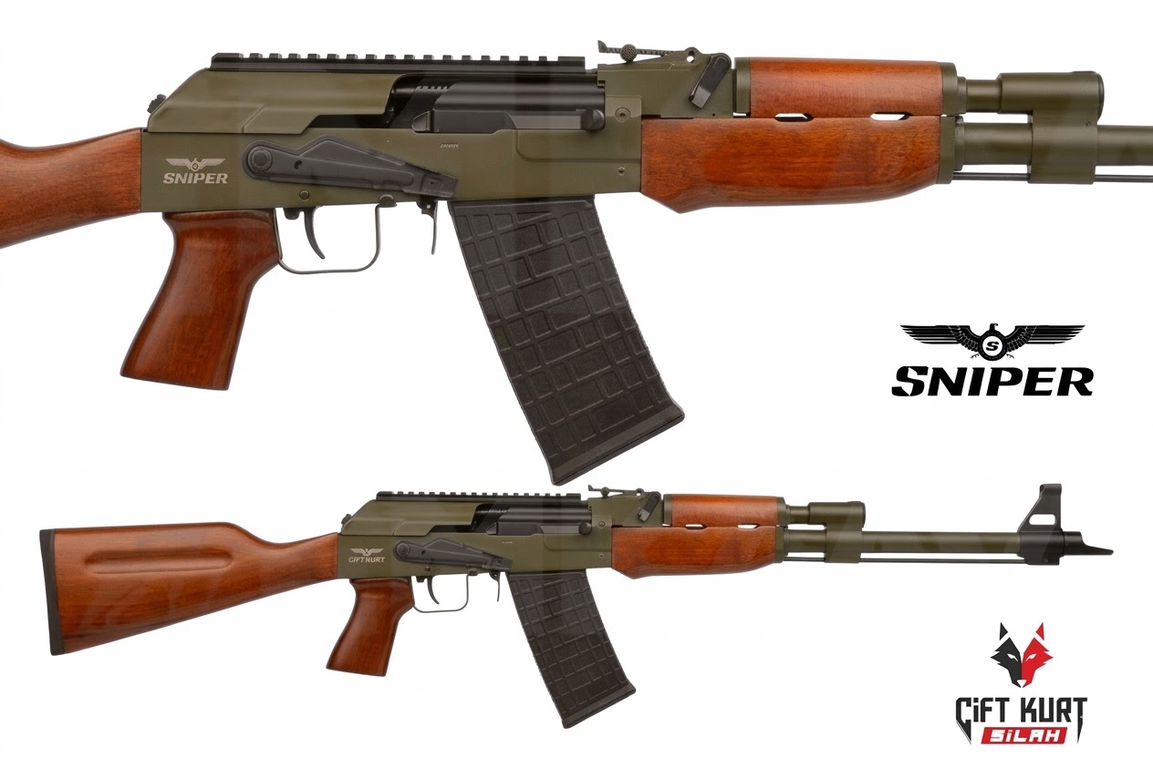 Sniper Arms SN-12 Yeşil Ağaç Şarjörlü Av Tüfeği | Çiftkurt Silah