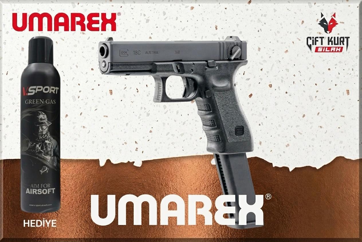 UMAREX Glock 18C Tam Otomatik Airsoft Tabanca | Çiftkurt Silah