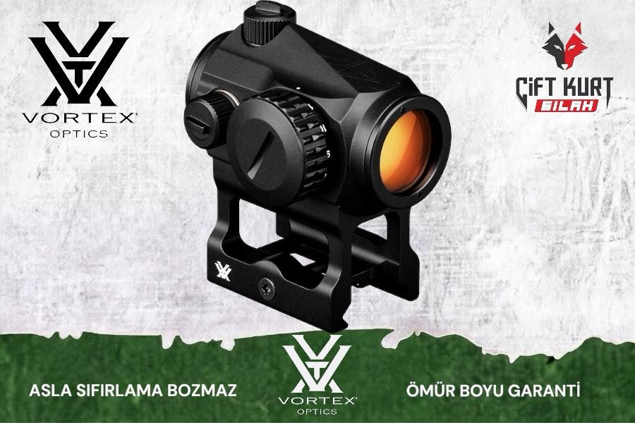 Vortex Crossfire Red Dot 2 MOA: Kesin İsabet ve Hızlı Hedef Tespiti | Çift Kurt Silah