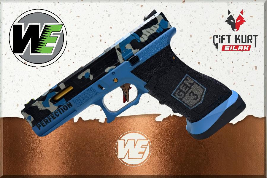 WE Glock 17 Custom Airsoft Tabanca (6mm) - Üstün GBB Performansı | Çiftkurt Silah